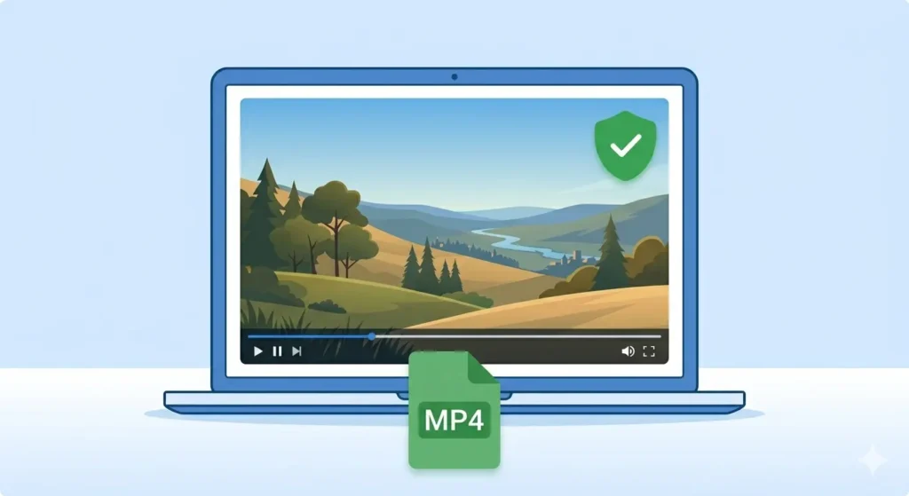 Clean watermark free Facebook video downloaded on PC laptop