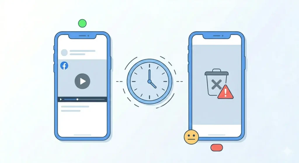 Facebook videos get deleted without warning save them offline now