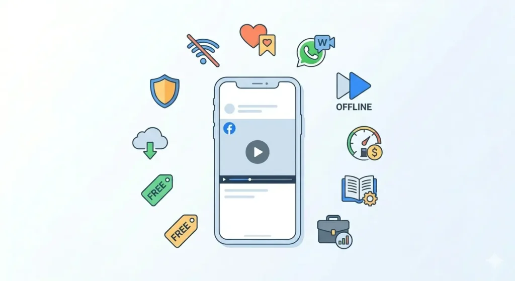 Top reasons why people download Facebook videos and save them offline
